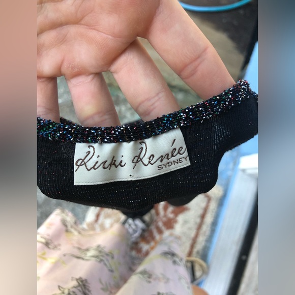 Vintage Y2K Metallic Threading Party Top - Picture 10 of 11